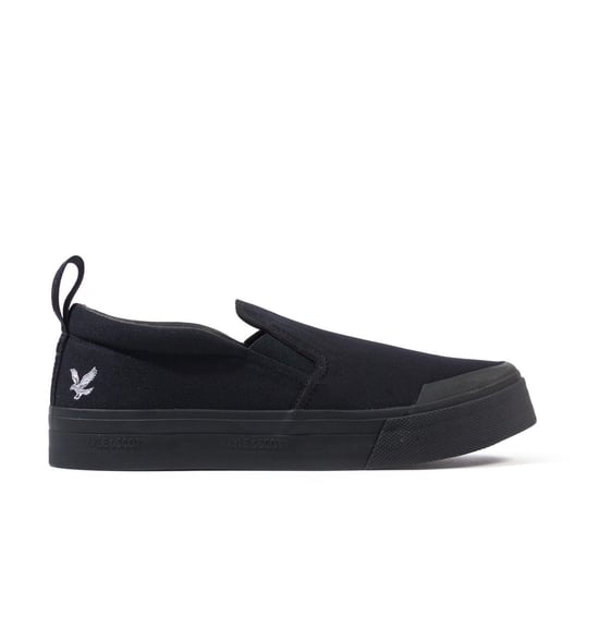 Lyle & Scott Duncan Zapatillas de Lona Negras - Image 2