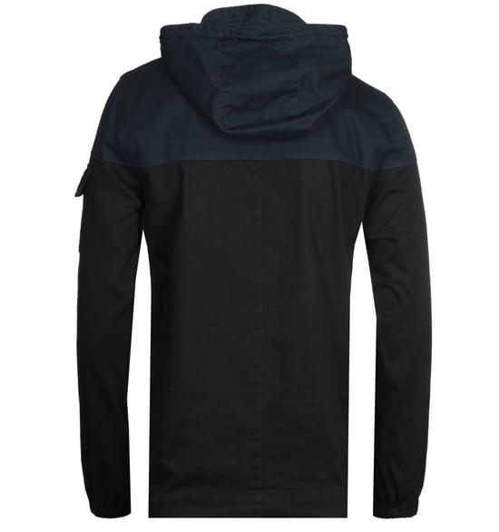 Chaqueta negra con canesu en contraste de Lyle & Scott - Image 2