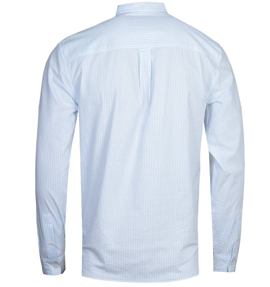 Camisa de manga larga Lyle & Scott Seersucker Pool Azul - Image 2