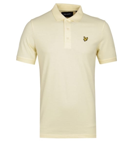 Lyle & Scott Butter Yellow Pique Polo Shirt - Image 1