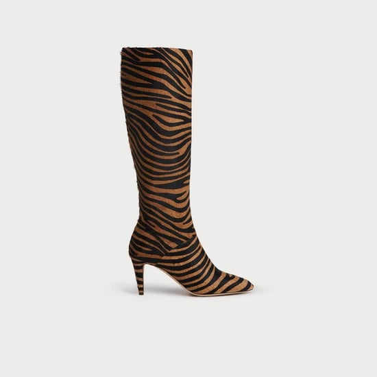 LK Bennett Gini knee boots, Natural Zebra