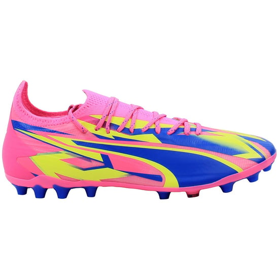 Botas de fútbol Puma Ultra Ultimate Energy MG para hombre en rosa - Image 1