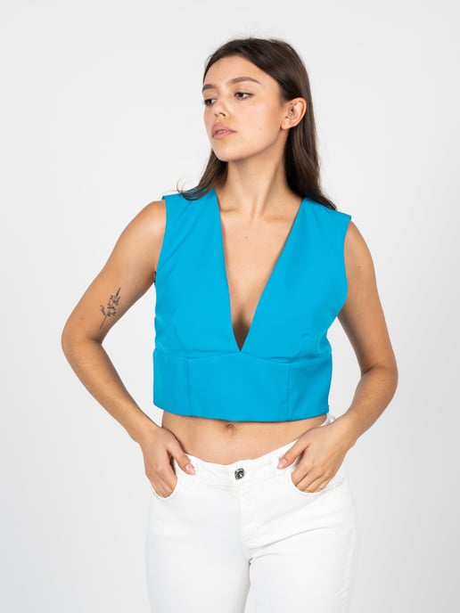 Liu Jo Top de mujer azul - Image 3