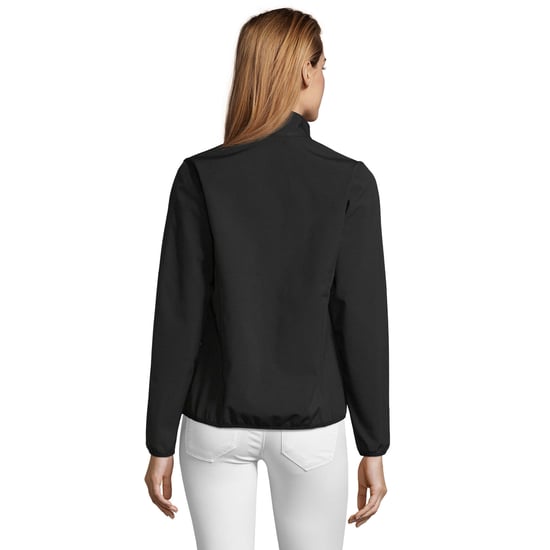 SOLS Womens/Ladies Radian Soft Shell Jacket (Black) - Image 2