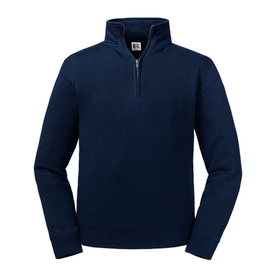 Russell Mens Authentic Quarter Zip Sweatshirt (French Navy) - Image 1