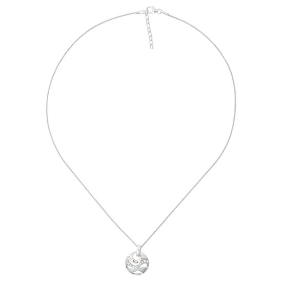 Orphelia 'Elvina' Women's 925 Sterling Silver Chain with Pendant - Silver ZH-7085 - Image 1