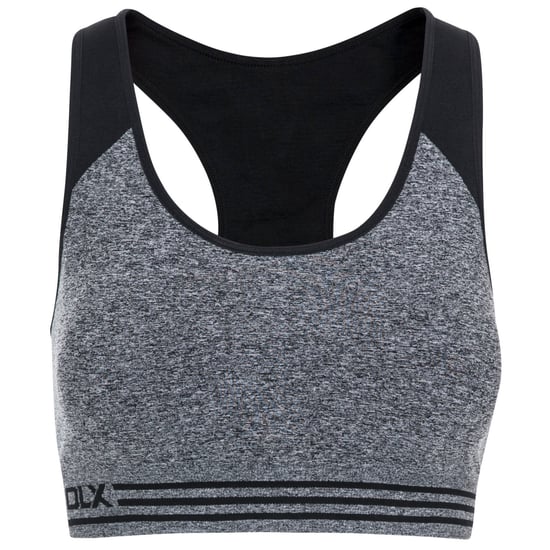 Womens/Ladies Meera Active Crop Top (Grey Marl) - Image 1