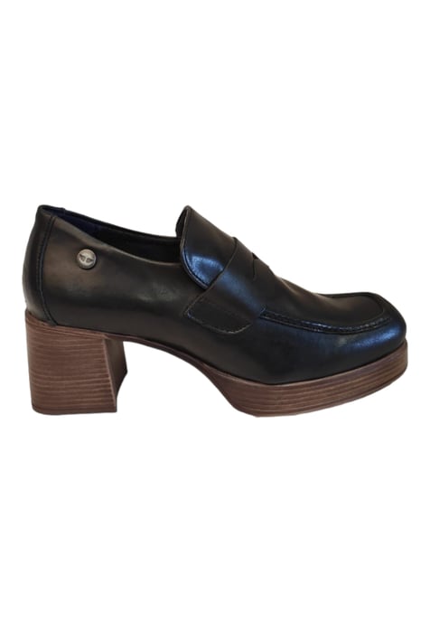 Woman's Monkstrap Shoe Mis Alas color Black