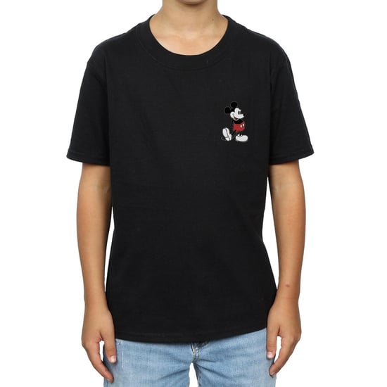 Disney Boys Mickey Mouse Kickin Retro Chest T-Shirt (Black) - Image 3