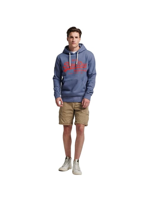 Sudadera con logotipo vintage jaspeado de Superdry para hombre - Image 1