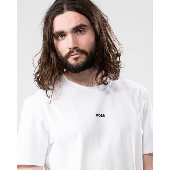 BOSS Orange Camiseta de Cuello Redondo para Hombre TChup con Pequeño Logo - Image 4
