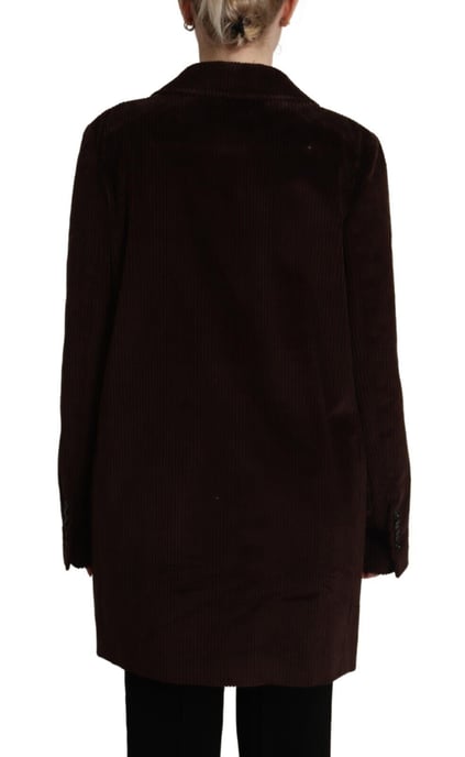 Abrigo trench largo de doble botonadura con solapa de muesca de Dolce & Gabbana - Image 3