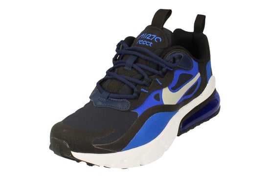 Nike Air Max 270 React Gs Navy Trainers - Image 1