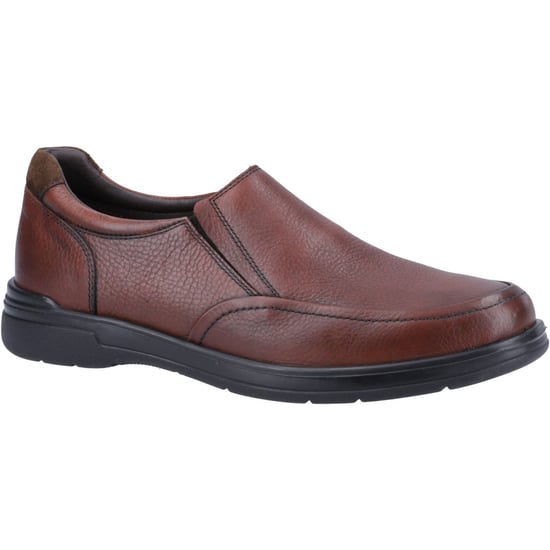 Hush Puppies Matthew Leather Men's Brown Loafers - Image 1