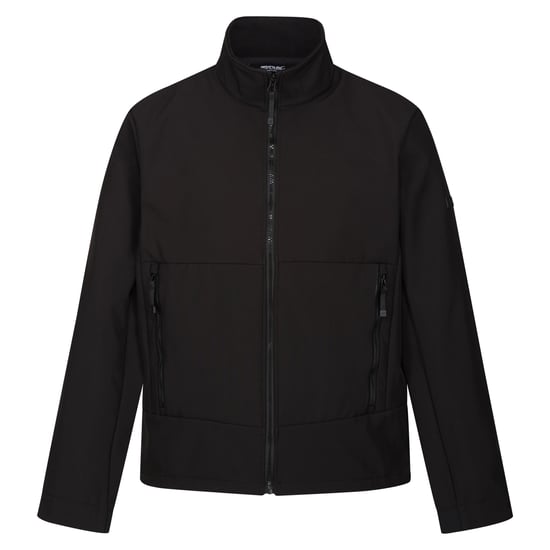 Regatta Mens Dendrick Soft Shell Jacket (Black)