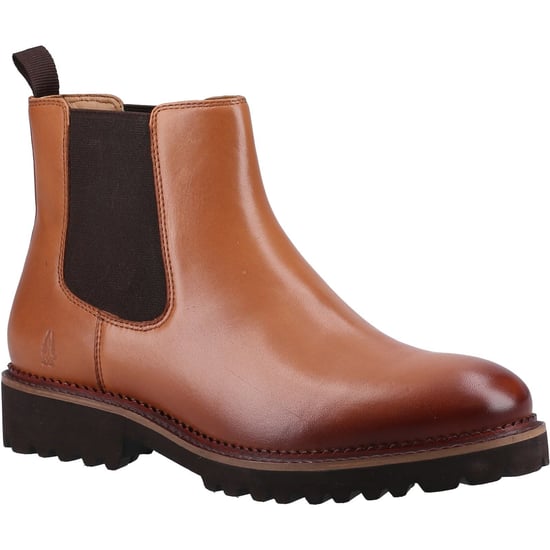 Hush Puppies Gwyneth Chelsea Suede Women's Tan Boots - Image 1