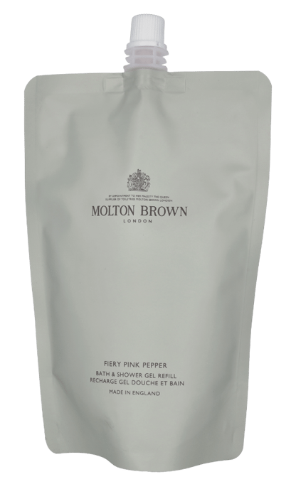 M.Brown Fiery Pink Pepper Bath & Shower Gel Refill 400 ml - Image 1
