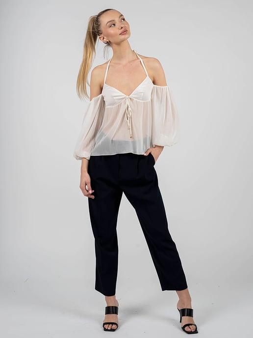 Patrizia Pepe Pantalón Mujer Azul - Image 6