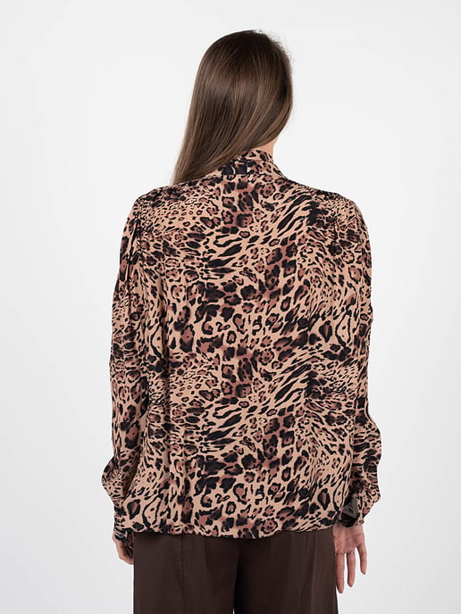 Patrizia Pepe Blusa de mujer negro, marrón - Image 4