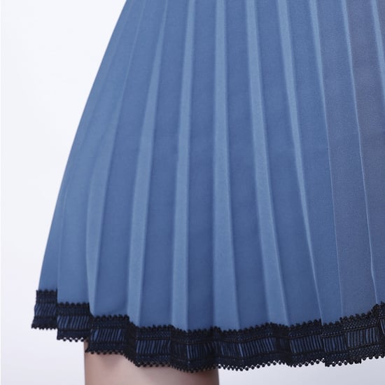 Lace pleated skirt - Image 4