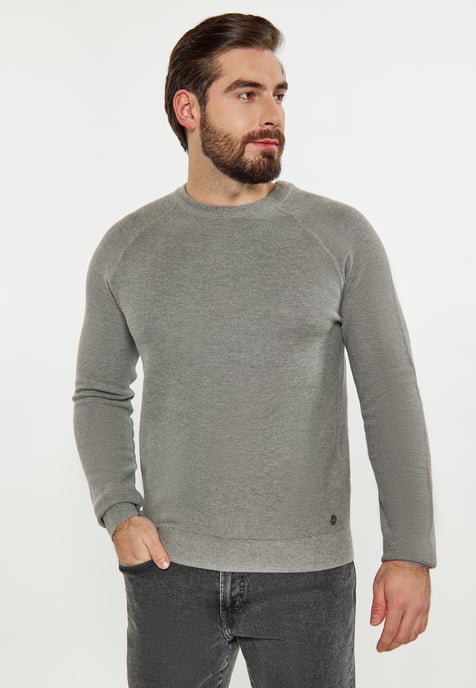 Dreimaster Pullover Men Grey melange - Image 3