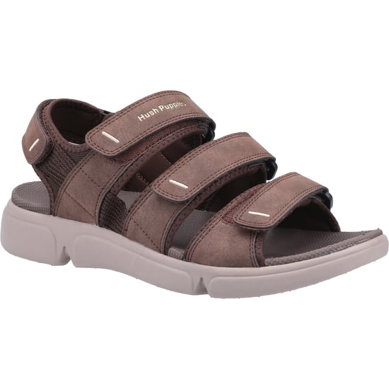 Hush Puppies Raul Male Sandal Mens Summer BROWN - Image 1