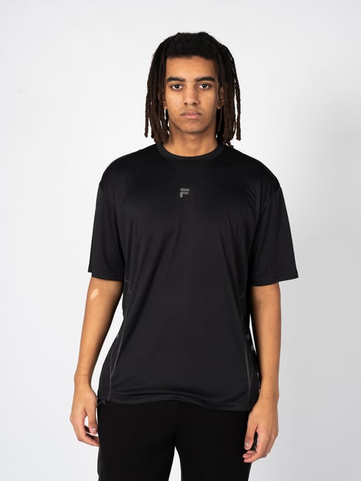 Fila T-Shirt Ronchin del hombre negro - Image 3