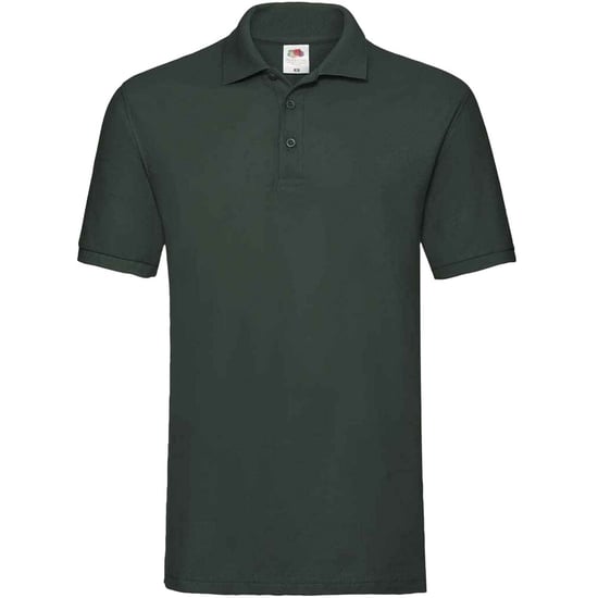 Fruit of the Loom Mens Premium Cotton Pique Polo Shirt (Bottle) - Image 1