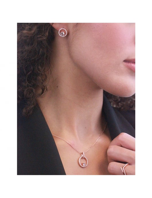 Conjuntos Desiree - Oro rosa y cristal - Image 2