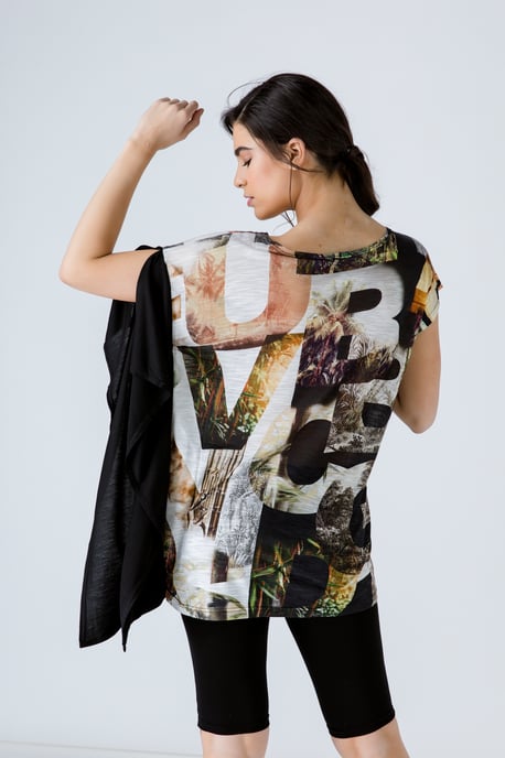 Túnica de Estampado Asimétrico - Image 4