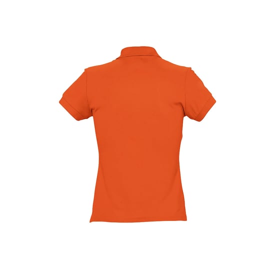 SOLS Womens/Ladies Passion Pique Short Sleeve Polo Shirt (Orange) - Image 2