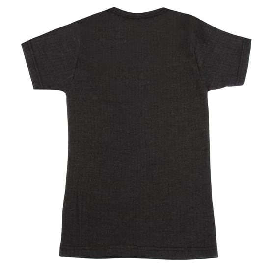 FLOSO Unisex Childrens/Kids Thermal Underwear Short Sleeve T-Shirt/Top (Charcoal)