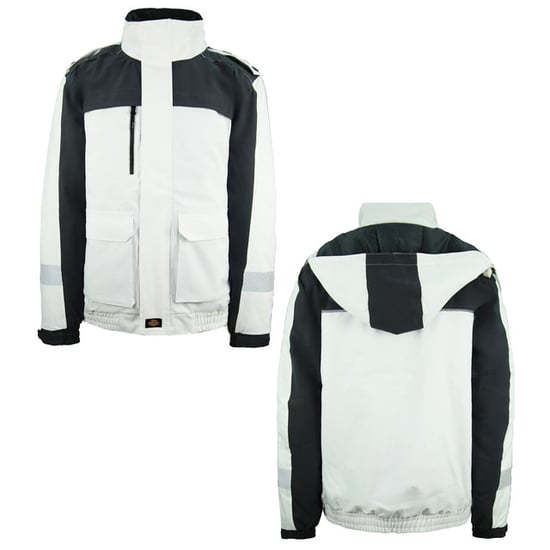Dickies Winter Worly impermeabilizan el abrigo blanco/gris - Image 3