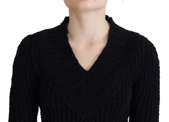 Vestido de punto negro de lana de Dolce & Gabbana - Image 4