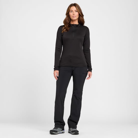 Peter Storm Women's Long Sleeve Thermal Zip Baselayer with Half Zip for Walking & Hiking