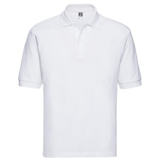 Russell Mens Classic Polycotton Polo Shirt (White) - Image 1