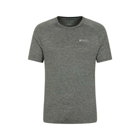Mountain Warehouse Mens Agra Striped IsoCool T-Shirt (Dark Khaki) - Image 1
