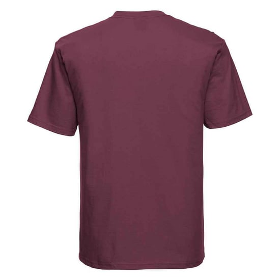 Russell Mens Ringspun Cotton Classic T-Shirt (Burgundy) - Image 2