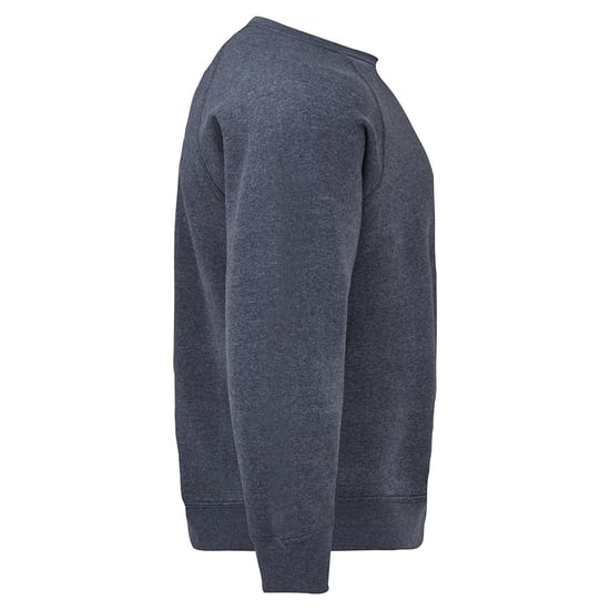 Fruit Of The Loom Mens Raglan Sleeve Belcoro® Sweatshirt (Heather Navy) - Image 3