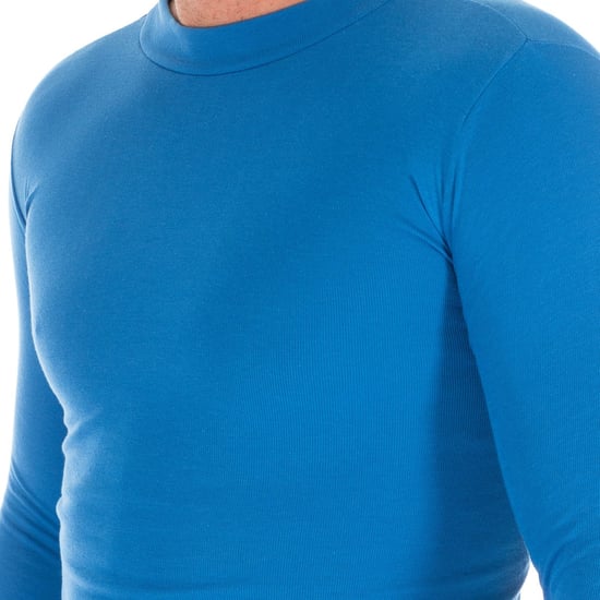 Men's long sleeve t-shirt with a medium high neck 1625-H