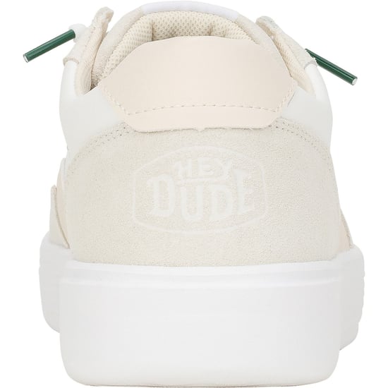 HEYDUDE Hudson Classic Suede Men's Light Beige/White Trainers - Image 2