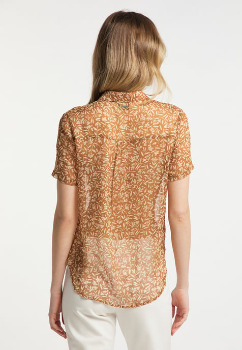 Dreimaster Blouse women camel - Image 4