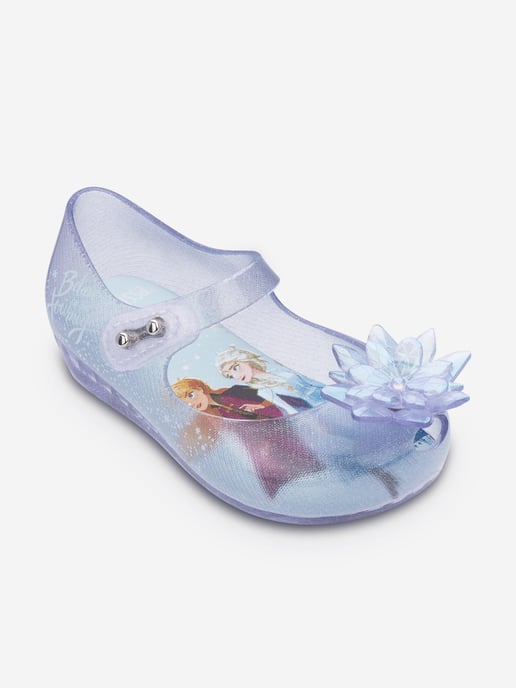 Mini Melissa Girls Ultragirl Frozen Shoes in Blue - Image 2