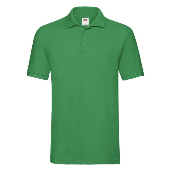 Fruit of the Loom Mens Premium Pique Polo Shirt (Kelly Green) - Image 1