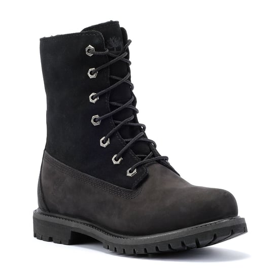 Timberland Warm Lined Waterproof Leather Women's Black Boots - Image 2