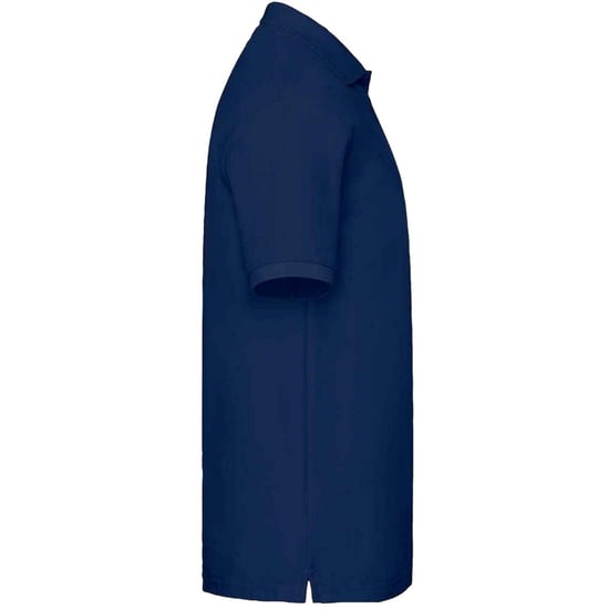 Fruit of the Loom Mens Premium Cotton Pique Polo Shirt (Navy) - Image 3