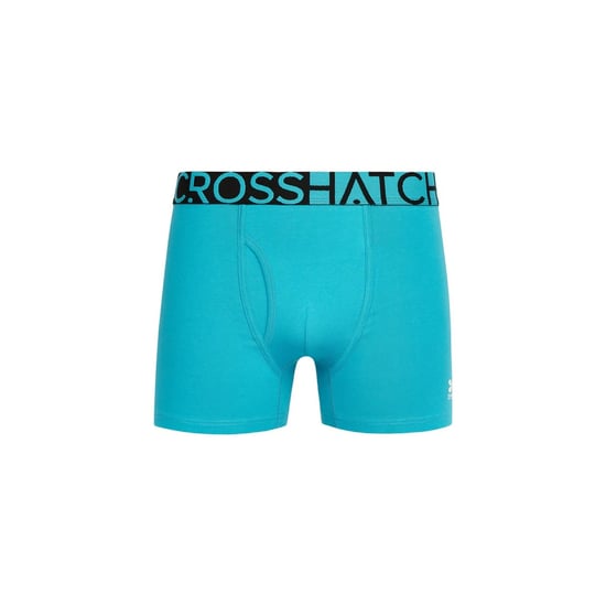 Crosshatch Mens Typan Boxer Shorts (Pack of 3) (Teal) - Image 4