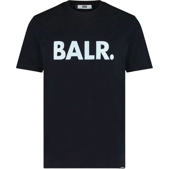 Camiseta recta BALR. Tee SS Brand Negro - Image 1