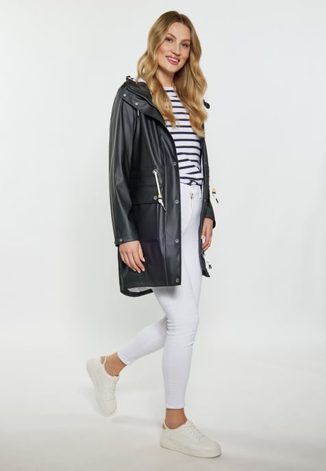Schmuddelwedda raincoat women black - Image 2