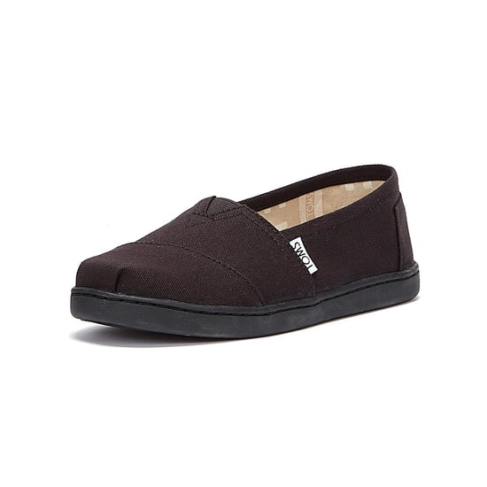 Boys Girls TOMS Alpargata Youth Black / Black Espadrilles - Image 3